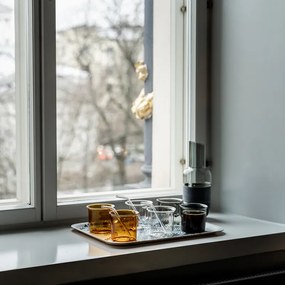 Hrnček Glass 0,35l, jantárový