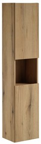 Vysoká kúpeľňová skrinka Nova Oak A 80-03-2D dub evoke
