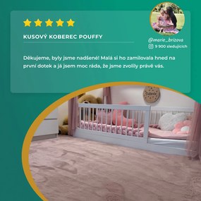 Ayyildiz, Behúň Pouffy 5100 Red, 80x250, červená, obývacia izba