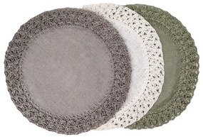 Podložka pod tanier BOHO 11 sivá (6 ks)