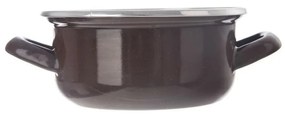 Orion Smaltovaný kastról s lemom Brown, 1 l, 1 l