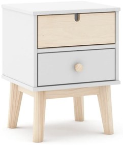 Biely detský nočný stolík Estefania - Marckeric