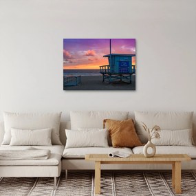 Obraz z pláže Santa Monica (70x50 cm)