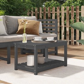 Záhradný stolík sivý 82,5x50,5x45 cm borovicový masív 824136