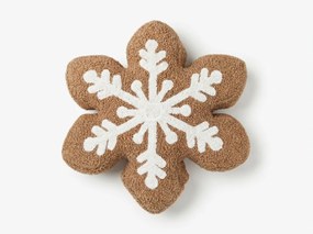 Dekoratívny vankúšik SNOW COOKIE 35x35 cm, hnedý