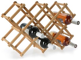 STOJAN NA VÍNO WOOD 36,5X16,5X54,5 CM BAMBUS