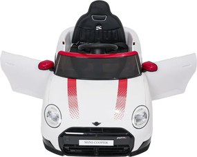 Elektrické autíčko Mini Cooper biele
