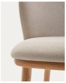Béžová barová stolička (výška sedadla 65 cm) Ciselia – Kave Home