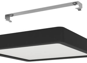 Eglo 900644 - LED stropné svietidlo do kúpeľne FUEVA LED/17W/230V IP44 čierne