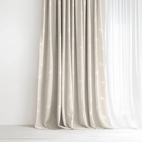 Goldea dekoračný záves natura – jeleňe na režnej 240x135 cm