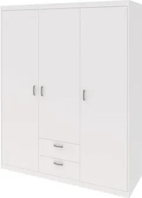 Šatníková skriňa Mega 140, biela%