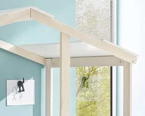 Detská posteľ Cortino 90x200 cm, domeček se stříškou