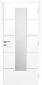 Interiérové dvere Solodoor Snow 8 presklené 80 P, biela