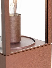 Priemyselné stojace vonkajšie svietidlo hrdzavohnedá 80 cm IP44 - Charlois