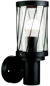 Eurolamp Vonkajšia nástenná lampa 1xE27/15W/230V IP44 čierna EU0123