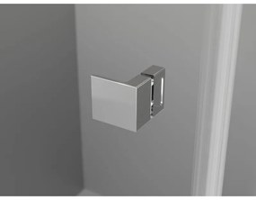 Mexen Lunar Duo výklopný sprchový kút 70 x 70 cm, 8mm číre sklo, chrómový profil, 834-070L-070P-01-00