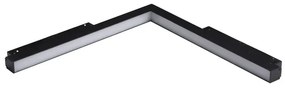 LED svietidlo do lišty Alfa Saga Track Magnetic Corner B 24W 4000K čierne