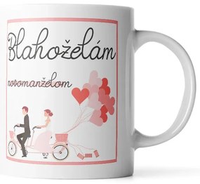 Sablio Hrnek Blahopřeji novomanželům - 200 ml - espresso