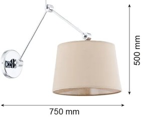 Argon 3546 - Nástenné svietidlo ZAKYNTOS 1xE27/60W