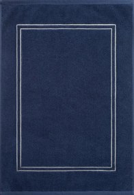 Dekorstudio Kúpeľňový koberec OLIVIA so zlatou výšivkou - granátovo modrý
