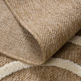 Dywany Łuszczów, Kusový koberec Spark 0688A beige/cream, 80x150, béžová, chodba / predsieň