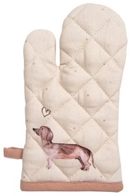 Detská chňapka s jazvečíkom Dachshund Love- 16*21cm