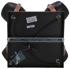 Bodové svietidlo ANICA 4xE14/40W/230V čierna/medená