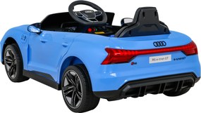 Ramiz Elektrické autíčko Audi RS E-Tron GT pre deti modré + diaľkové ovládanie + pohon 4x4