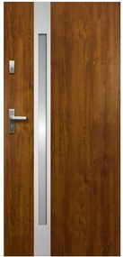 Dvere vchodové Temida SL P55 90L dub zlatý