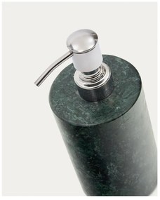 Tmavozelený mramorový dávkovač mydla 200 ml Elenei – Kave Home