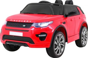 Ramiz Land Rover Discovery elektrické auto pre deti červené SUV + diaľkové ovládanie