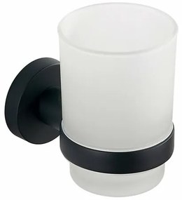 AQUALINE SB204 Samba pohár, mliečne sklo, čierna