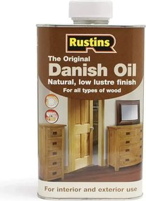 Dánsky olej Rustins Original Danish Oil na drevo a masívny nábytok 250 ml