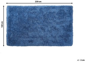 Koberec 160 x 230 cm modrý CIDE Beliani