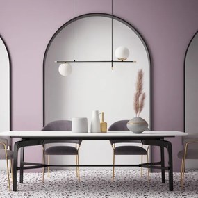 Maytoni MOD048PL-02G - Luster na tyči NOSTALGIA 2xE14/40W/230V