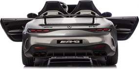 LEAN CARS Elektrické autíčko Mercedes GT63 AMG DK-GT63 24V LCD sivé lakované