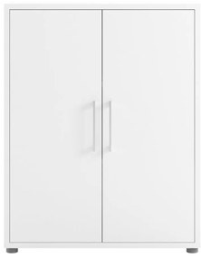 Biela modulárna knižnica 89x113 cm Prima – Tvilum