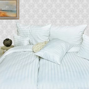 Obliečky damaškové biele EMI: Štandardný set jednolôžko obsahuje 1x 140x200 + 1x 70x90