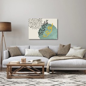Obraz - Abstraktné listy N⁰1 (70x50 cm)