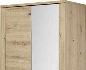 Predsieňová šatníková skriňa Tira, dub artisan