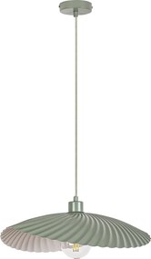 Rabalux BRIDGET závesný luster, zelená farba, priemer 47 cm