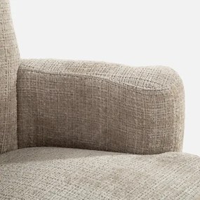 Béžové kreslo RECLANE