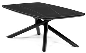 Autronic BONTEC Konferenčný stolík 120x70cm, spekaná keramika, mramor, AHG-X7227 BK Farba: Čierna
