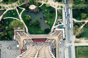 Fotografia Looking Down From Eiffel Tower, borchee, (40 x 26.7 cm)