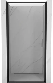 Mexen Exo, 1-krídlové dvere do otvoru 75x200 cm, 6mm číre sklo, čierny profil, 817-075-000-70-00