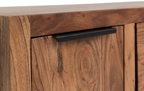 furniture-nabytek.cz - Masívne umývadlo Sydney light I z akáciového dreva, lakované, hnedé – 105×45×74 cm