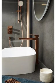 KFA Armatura 5759-001-34- Termostatická sprchová batéria pre podomietkovú inštaláciu MALAGA ružové zlato