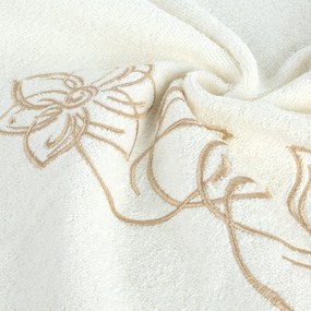 FROTÉ UTERÁK LILA SADA 1KS 30X50 CM, 1KS 50X90 CM, 1KS 70X140 CM KRÉMOVÁ