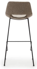 Svetlohnedá barová stolička (výška sedadla 76 cm) Zahara – Kave Home