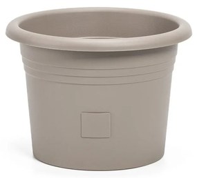 Plastia Samozavlažovací kvetináč Narza pr. 30 cm, taupe, pr. 30 cm